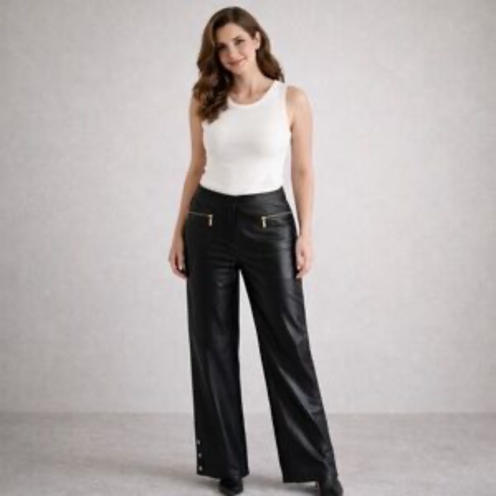 Moto Leather Pants, Vintage Michael Lawrence